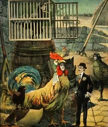 Chantecler, Verse Play by Edmond Rostand, Cover of Le Petit Journal, 30 January, 1910